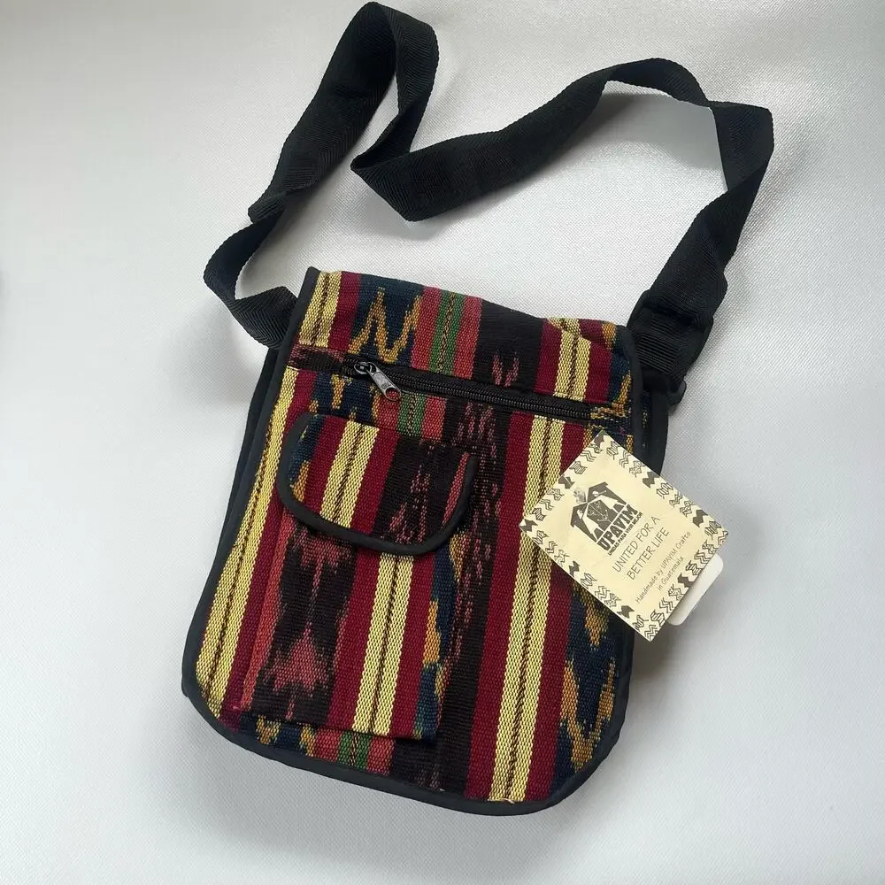 Upavim Crafts Crossbody Boho Bag Festival Fair Trade Guatemala Artisan New